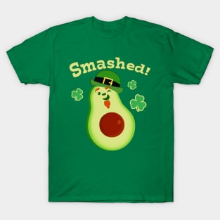 St Patrick's Day Smashed Avocado Keto Diet Pun T-Shirt